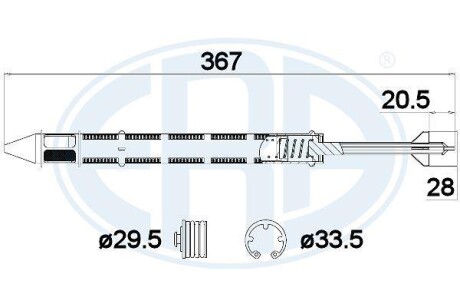 Осушитель кондиционера ERA 668013