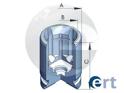 Поршень заднего тормозного суппорта ERT 150227-C (фото 1)