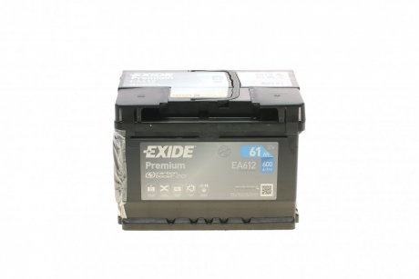 Аккумулятор EXIDE EA612 (фото 1)
