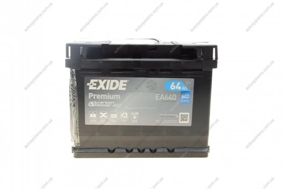Аккумулятор EXIDE EA640 (фото 1)
