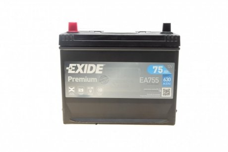 Акумулятор EXIDE EA755 (фото 1)