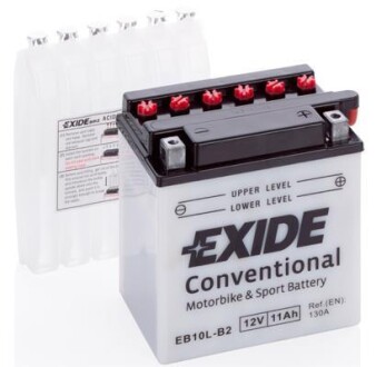 Аккумулятор Conventional 12В 11Ач 130А(EN) R+ EXIDE EB10L-B2