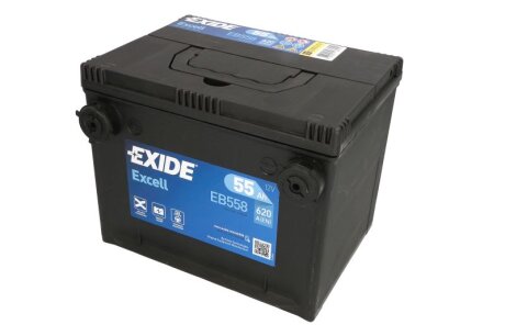 Стартерная аккумуляторная батарея EXIDE EB558