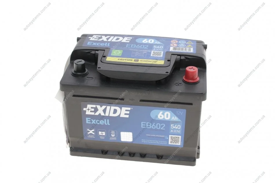 Аккумулятор EXIDE EB602 (фото 1)