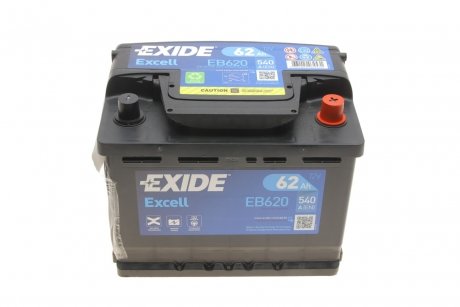 Аккумулятор EXIDE EB620 (фото 1)