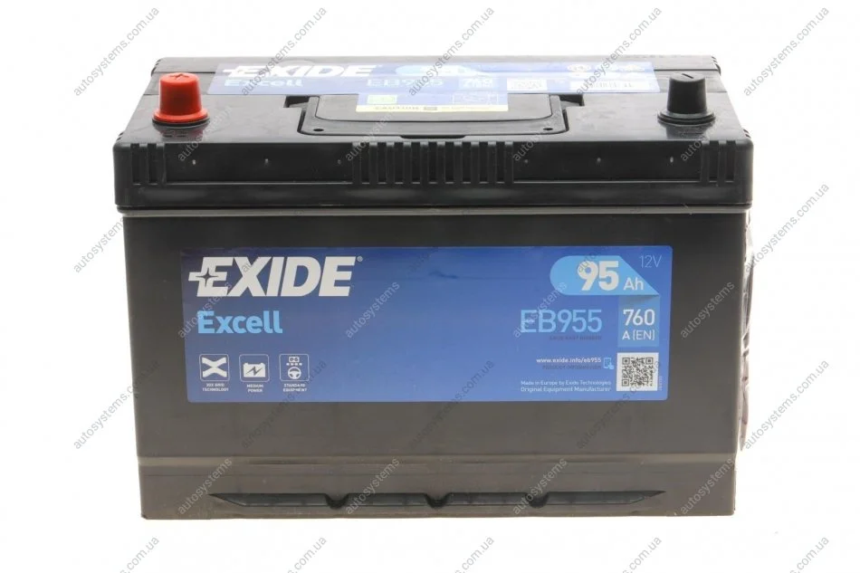 Аккумулятор EXIDE EB955 (фото 1)