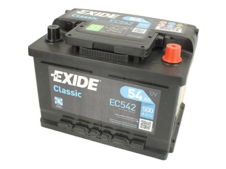 Аккумулятор Classic 12В 54Ач 500А(EN) R+ EXIDE EC542