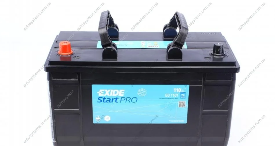 Акумуляторна батарея 110Ah/750A (349x175x235/+L/B00) StartPro EXIDE EG1101 (фото 1)