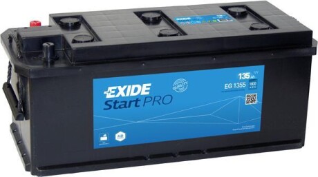 Аккумулятор 12В 135Ач 1000A(EN) L+ EXIDE EG1355