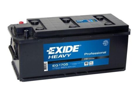 Аккумулятор 12В 170Ач 950А(EN) L+ EXIDE EG1705