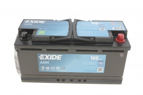 Аккумулятор EXIDE EK1050 (фото 1)