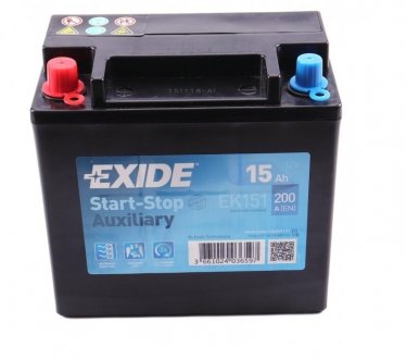 Аккумулятор EXIDE EK151 (фото 1)