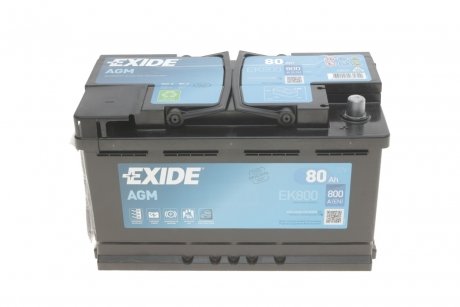 Аккумулятор EXIDE EK800 (фото 1)