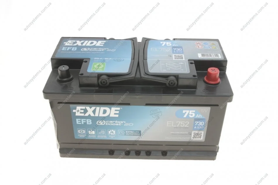 Акумулятор EXIDE EL752 (фото 1)