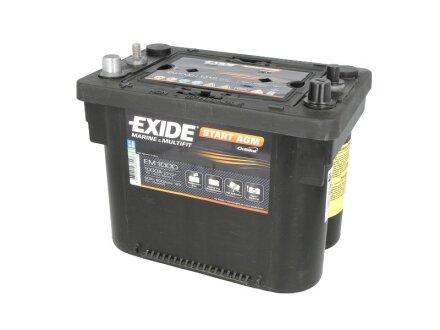 Аккумулятор Start AGM 12В 50Ач 800А(EN) L+ EXIDE EM1000