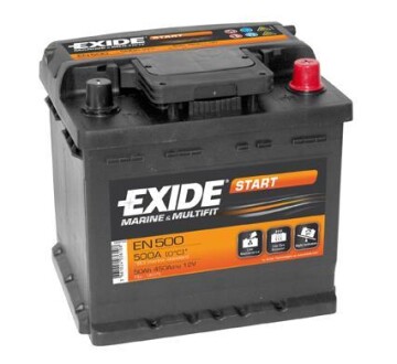 Аккумулятор Start 12В 50Ач 450А(EN) R+ EXIDE EN500