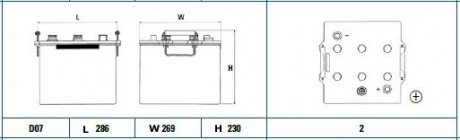 Аккумулятор EXIDE EQ1000