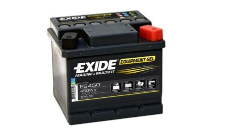 Аккумулятор Equipment GEL 12В 40Ач 280А(EN) R+ EXIDE ES450