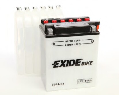 Аккумулятор 12В 14Ач 145А(EN) L+ EXIDE YB14-B2