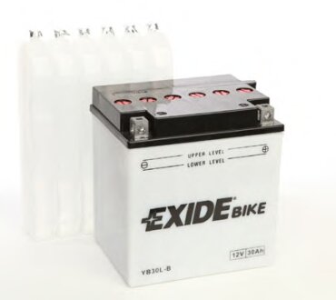 Аккумулятор 12В 30Ач 300А(EN) R+ EXIDE YB30L-B