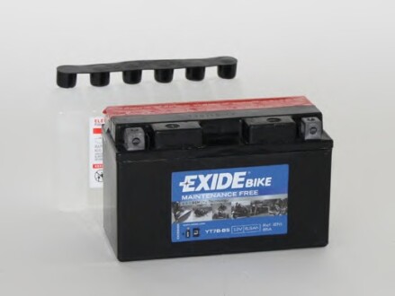 Аккумулятор 12В 6,5Ач 85А(EN) L+ EXIDE YT7B-BS