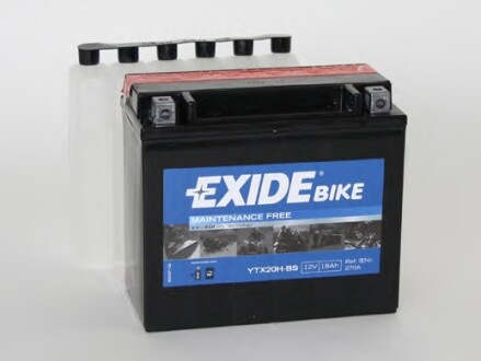 Аккумулятор 12В 18Ач 270А(EN) L+ EXIDE YTX20H-BS