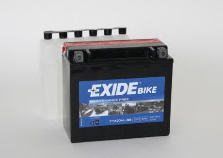 Аккумулятор 12В 18Ач 270А(EN) R+ EXIDE YTX20HL-BS