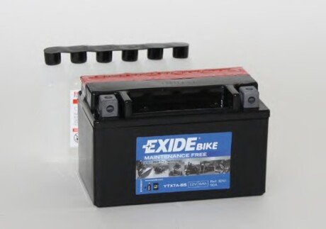 Аккумулятор 12В 6Ач 90А(EN) L+ EXIDE YTX7A-BS