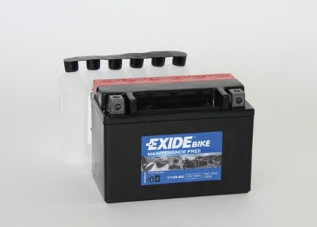 Аккумулятор 12В 8Ач 120А(EN) L+ EXIDE YTX9-BS