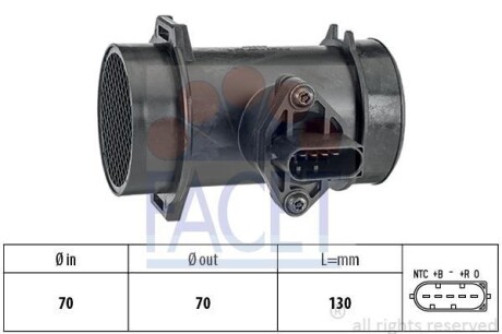 Датчик ДМРВ FACET 10.1442