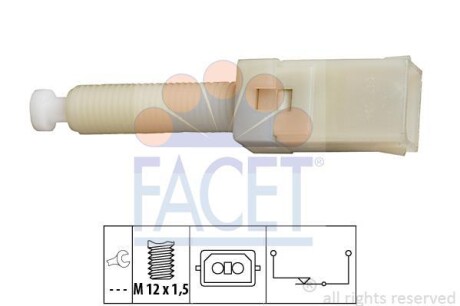 Выключатель стоп-сигнала FACET 7.1087