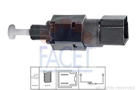Выключатель стоп-сигнала FACET 7.1104