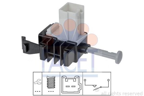 Выключатель стоп-сигнала FACET 7.1266