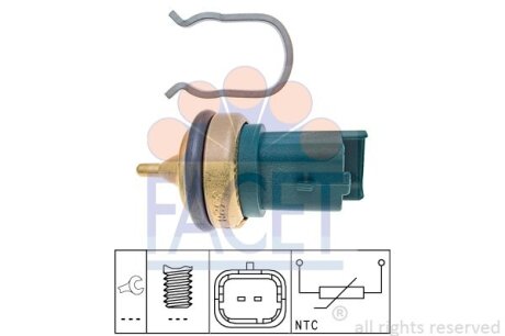 Датчик температуры охлаждающей жидкости FACET 7.3328