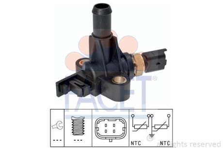 Датчик температуры охлаждающей жидкости FACET 7.3359