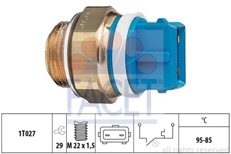 Датчик включения вентилятора FACET 7.5122