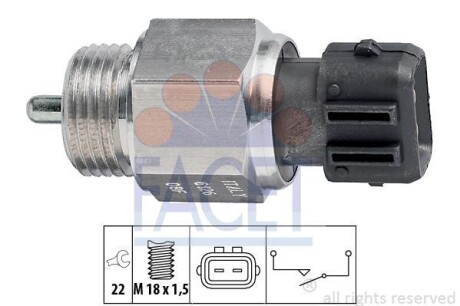 Датчик включения заднего хода FACET 7.6126