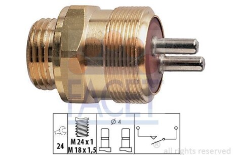 Датчик включения заднего хода FACET 7.6128