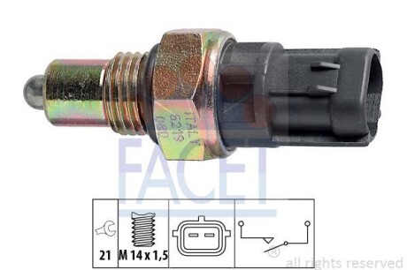 Датчик включения заднего хода FACET 7.6219