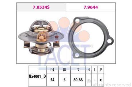 Термостат FACET 7.8587