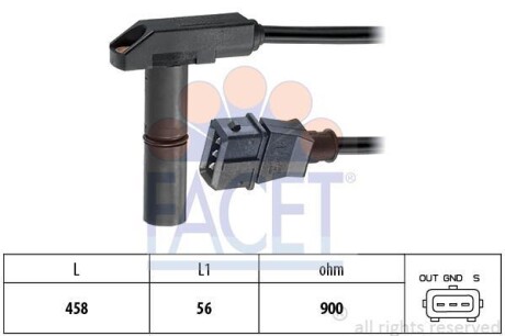 Датчик положения распределительного вала FACET 9.0058