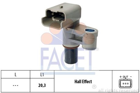 Датчик положения распределительного вала FACET 9.0462