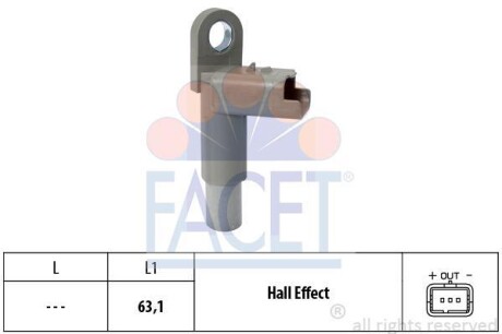 Датчик положения распределительного вала FACET 9.0463