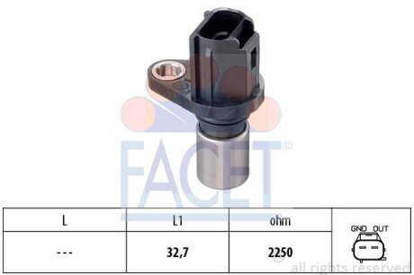 Датчик положения распределительного вала FACET 9.0486