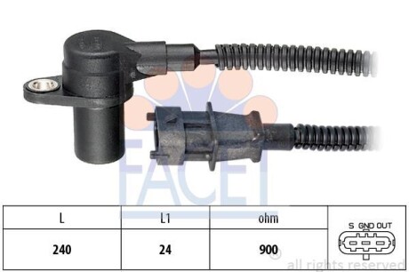 Датчик положения распределительного вала FACET 9.0560