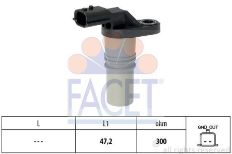 Датчик положения распределительного вала FACET 9.0646