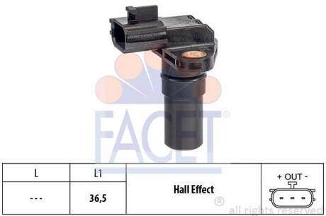 Датчик положения коленчатого вала FACET 9.0649