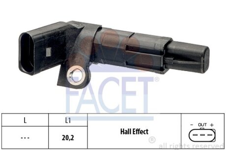 Датчик положения распределительного вала FACET 9.0683