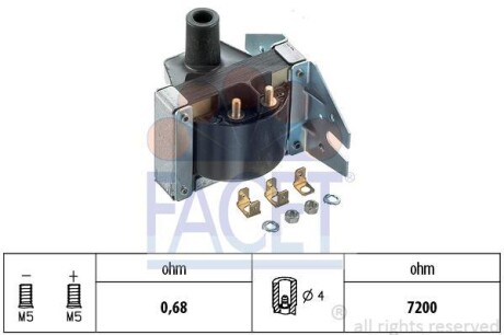 Катушка зажигания FACET 9.6026