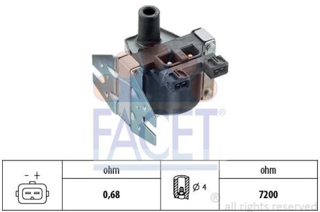 Катушка зажигания FACET 9.6092